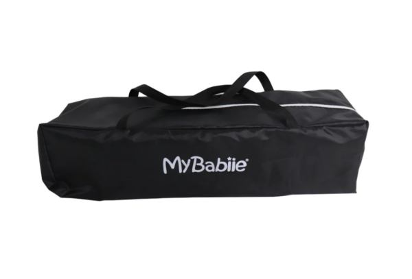 My Babiie Black Quilted Travel Cot - Image 3