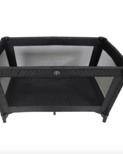 My Babiie Black Quilted Travel Cot