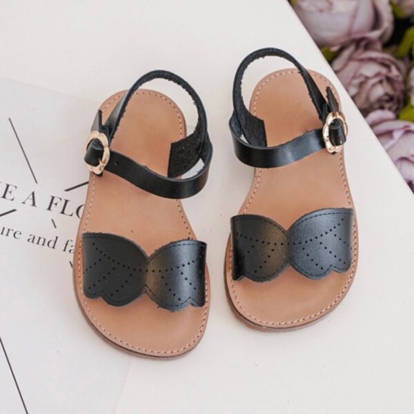 Itty Bitty Black Wings Sandals