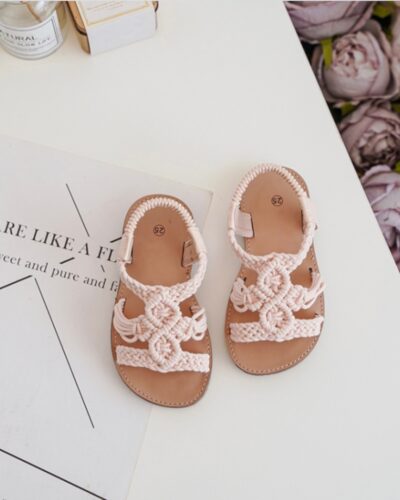 Itty Bitty Pink Dreamcatcher Sandals