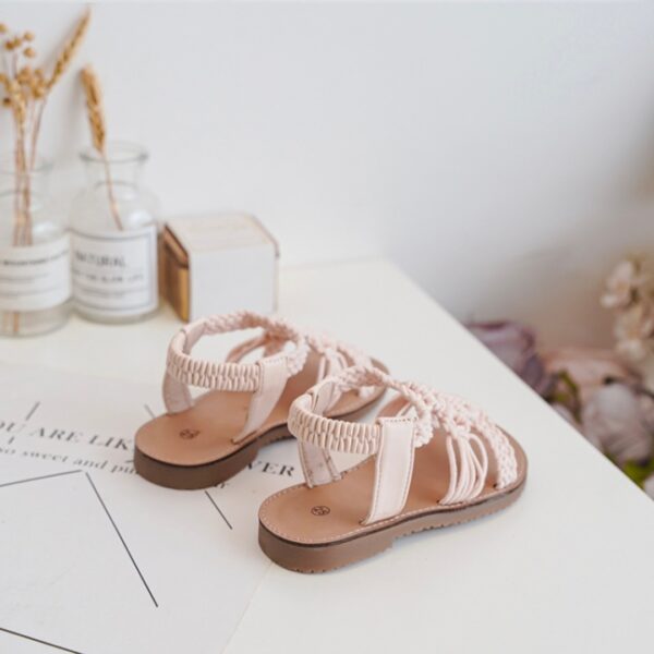 Itty Bitty Pink Dreamcatcher Sandals - Image 2