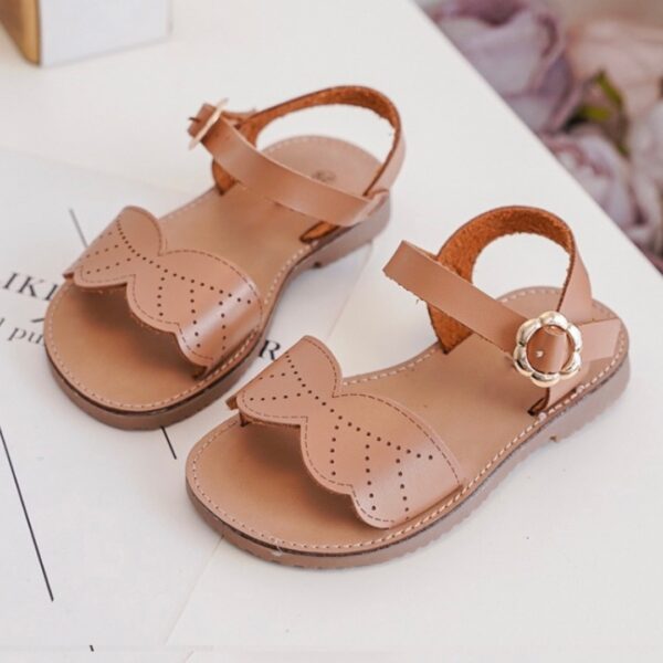 Itty Bitty Brown Wings Sandals - Image 3