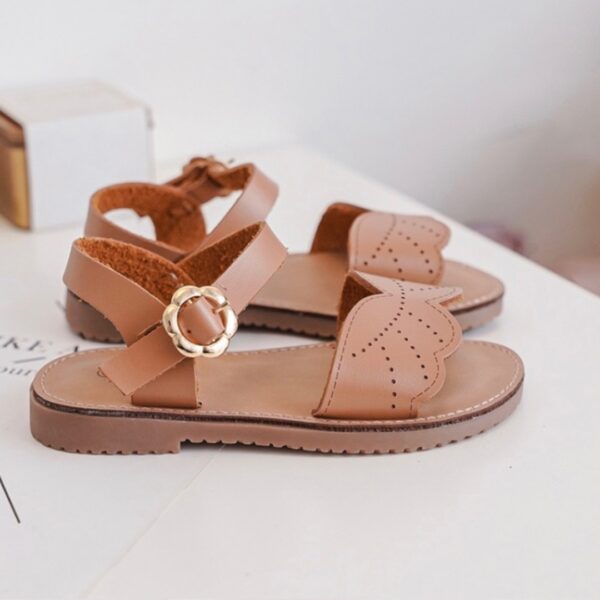 Itty Bitty Brown Wings Sandals - Image 4