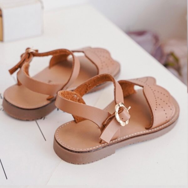 Itty Bitty Brown Wings Sandals - Image 5