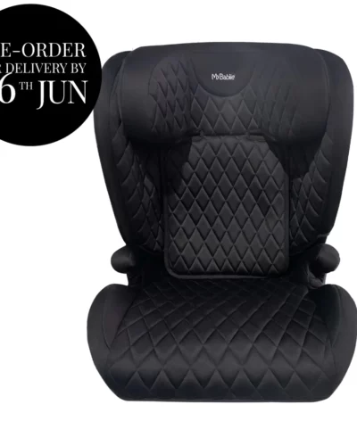 ** PRE-ORDER ** Billie Faiers iSize Quilted Black Car Seat (100-150cm)