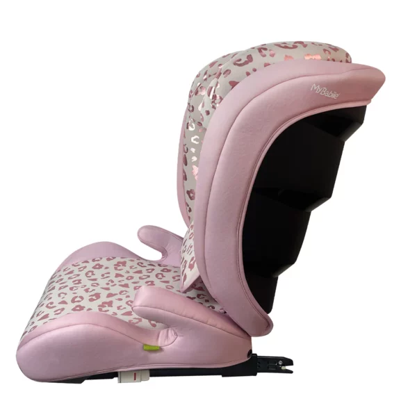 ** PRE-ORDER ** My Babiie iSize Blush Leopard Car Seat (100-150cm)