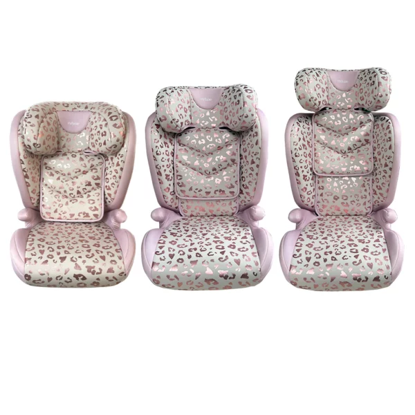 ** PRE-ORDER ** My Babiie iSize Blush Leopard Car Seat (100-150cm)