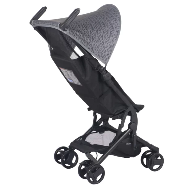 ** PRE-ORDER ** MBX5 Dani Dyer Black Chevron Ultra Compact Stroller