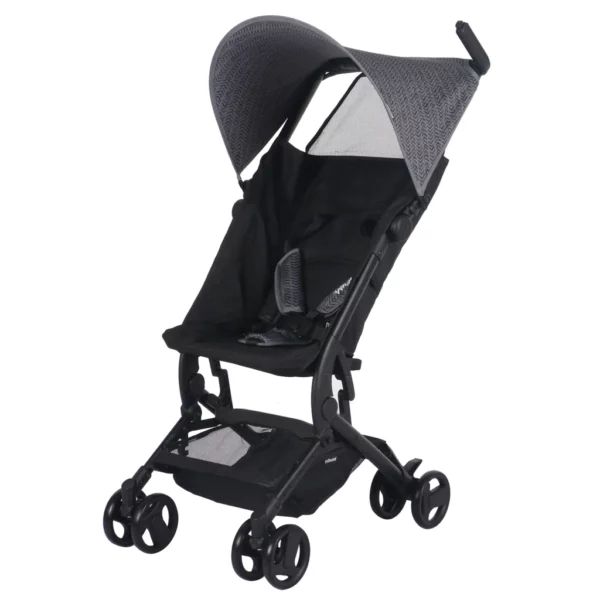 ** PRE-ORDER ** MBX5 Dani Dyer Black Chevron Ultra Compact Stroller