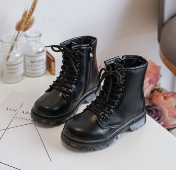 Itty Bitty Black Cosy Lined Boots