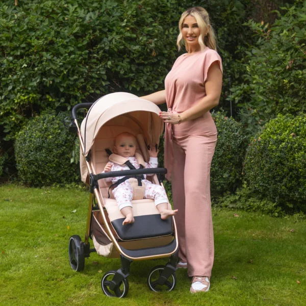 MB160 Billie Faiers Rose Gold Blush Pushchair