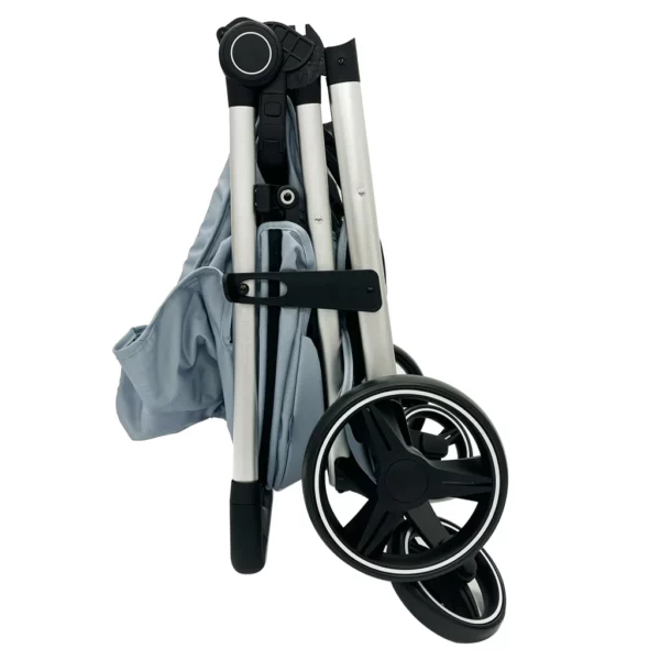 MB160 Dani Dyer Blue Plaid Pushchair - Image 10