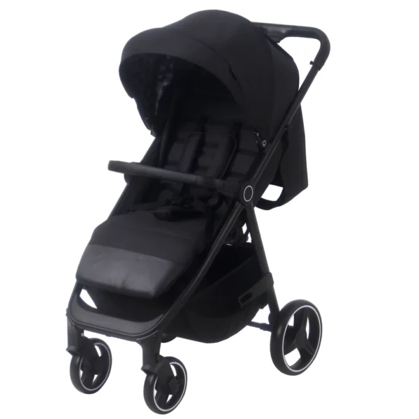 MB160 Dani Dyer Black Leopard Pushchair - Image 3