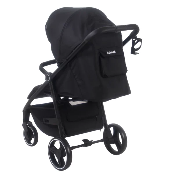 MB160 Dani Dyer Black Leopard Pushchair - Image 5