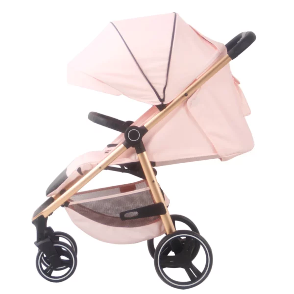 MB160 Dani Dyer Pink Plaid Pushchair - Image 8