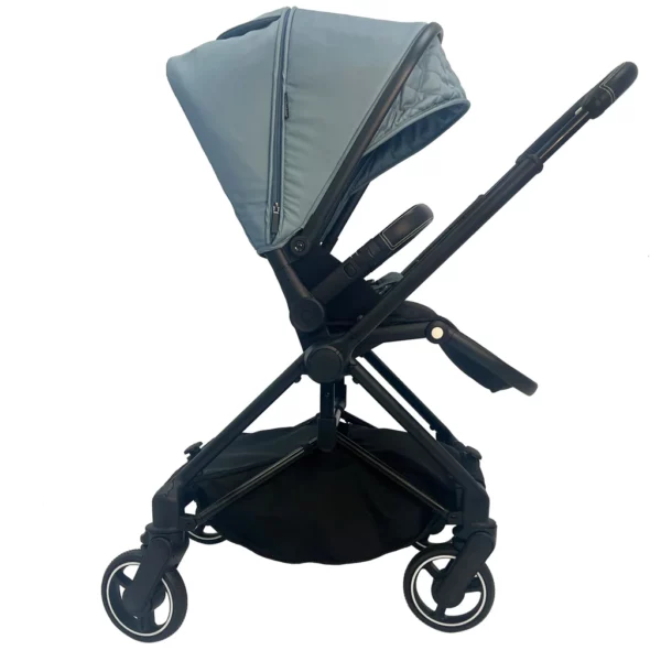 My Babiie MB180 Samantha Faiers Blue Herringbone Reversible Pushchair - Image 5
