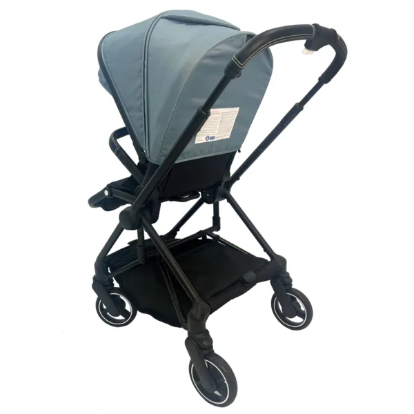 My Babiie MB180 Samantha Faiers Blue Herringbone Reversible Pushchair - Image 8