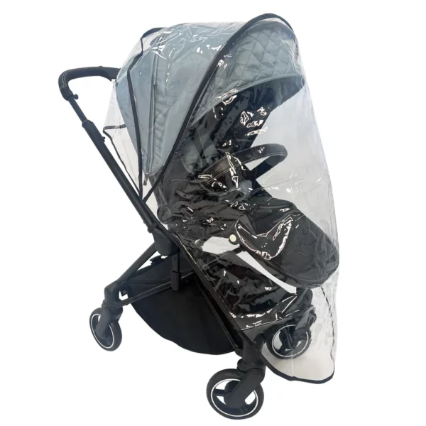 My Babiie MB180 Samantha Faiers Blue Herringbone Reversible Pushchair - Image 9
