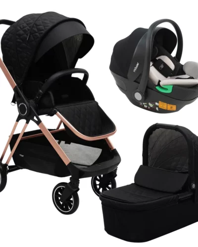 MB250i Billie Faiers Black Quilted iSize Travel System