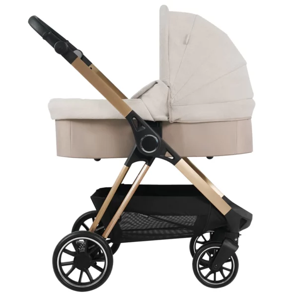 MB250i Billie Faiers Oatmeal Herringbone iSize Travel System - Image 10