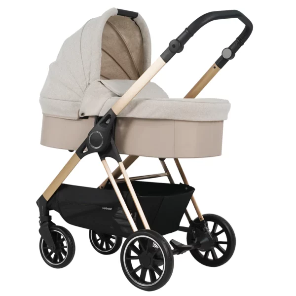 MB250i Billie Faiers Oatmeal Herringbone iSize Travel System - Image 11