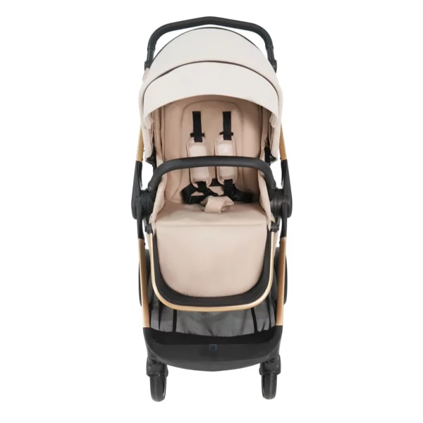 MB250i Billie Faiers Oatmeal Herringbone iSize Travel System - Image 6