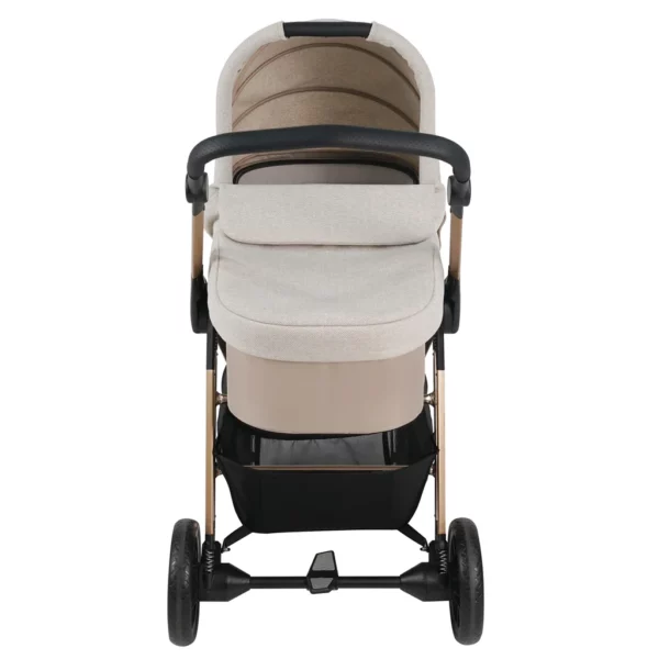 MB250i Billie Faiers Oatmeal Herringbone iSize Travel System - Image 9