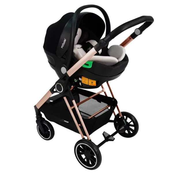 MB250i Billie Faiers Black Quilted iSize Travel System - Image 9