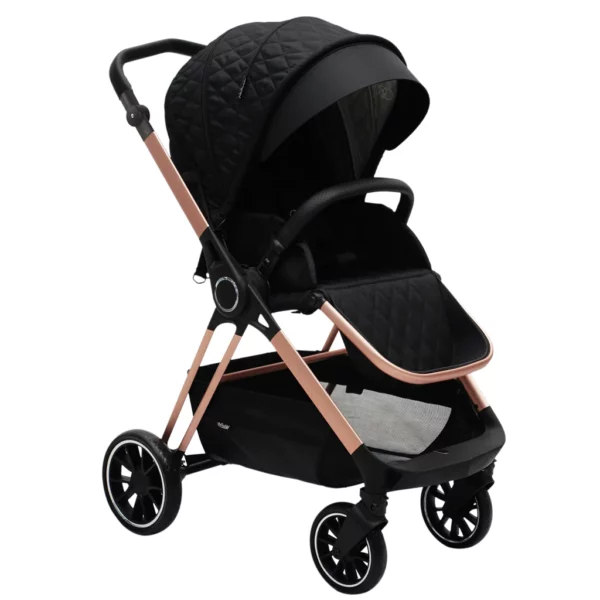 MB250i Billie Faiers Black Quilted iSize Travel System - Image 2