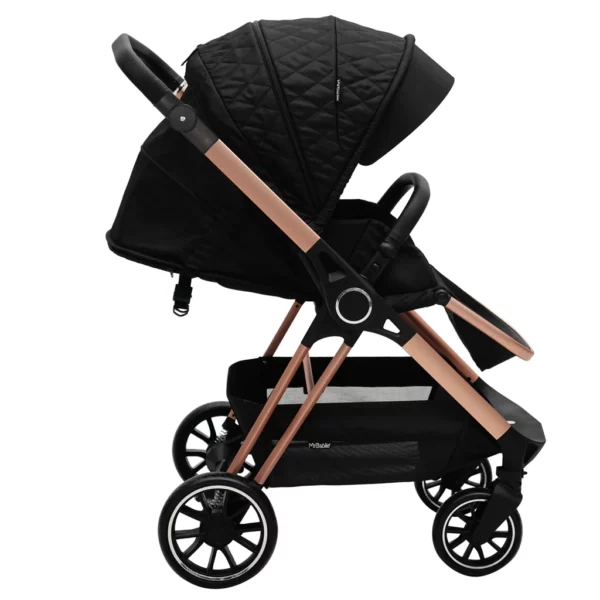 MB250i Billie Faiers Black Quilted iSize Travel System - Image 5