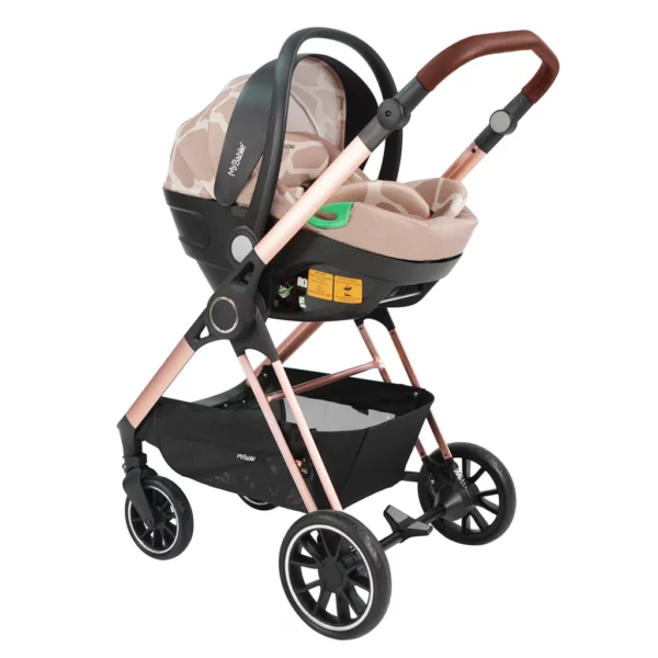 MB250i Dani Dyer Rose Gold Giraffe iSize Travel System - Image 9