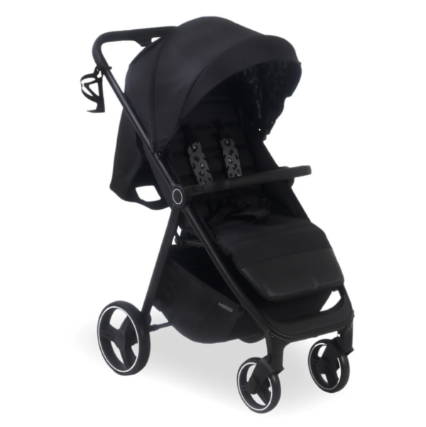 MB160 Dani Dyer Black Leopard Pushchair