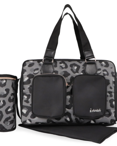 Dani Dyer Black Leopard Deluxe Changing Bag