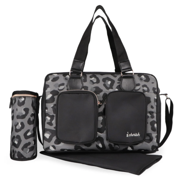 Dani Dyer Black Leopard Deluxe Changing Bag
