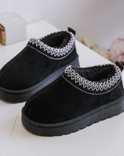 Itty Bitty Black Tazz clogs boots