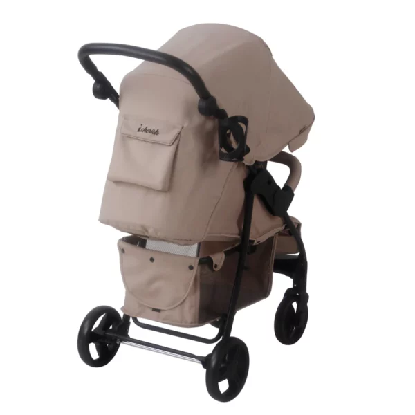 MB30 Dani Dyer Taupe Plaid Pushchair