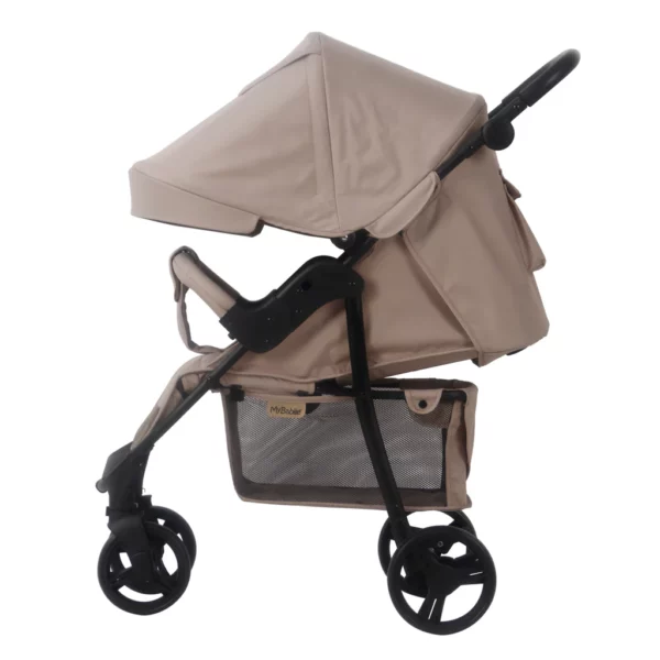 MB30 Dani Dyer Taupe Plaid Pushchair