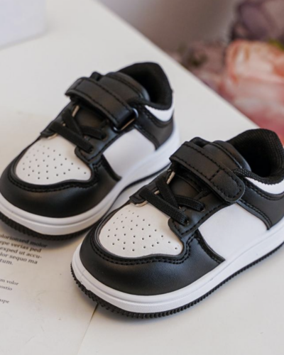 Itty Bitty Black & White Panda Trainers