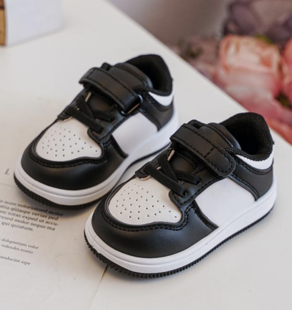 Itty Bitty Black & White Panda Trainers
