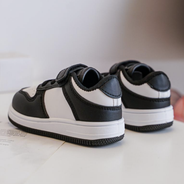 Itty Bitty Black & White Panda Trainers - Image 6