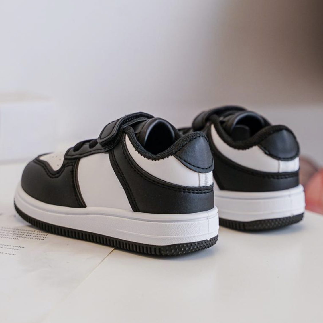 Itty Bitty Black & White Panda Trainers | Itty Bitty