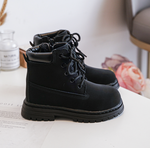 Itty Bitty Black Timmy Cosy Lined Boots - Image 5