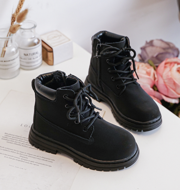 Itty Bitty Black Timmy Cosy Lined Boots - Image 3