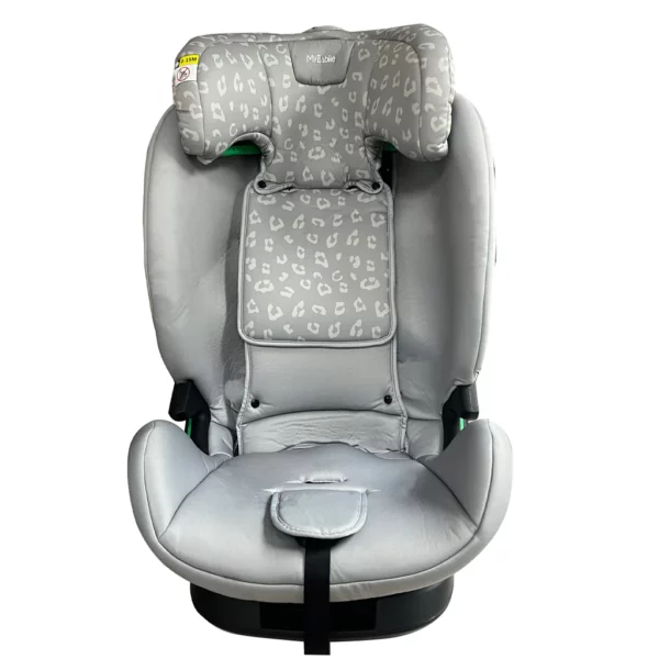 Dani Dyer iSize Grey Leopard Car Seat (76-150cm)