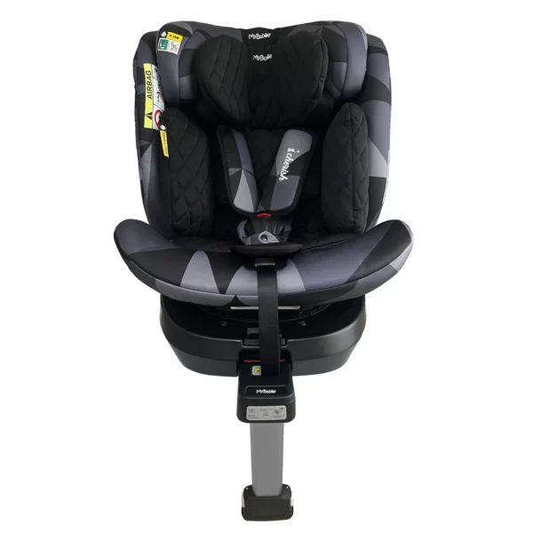 Dani Dyer iSize Black Geo Spin Car Seat (40-150cm)