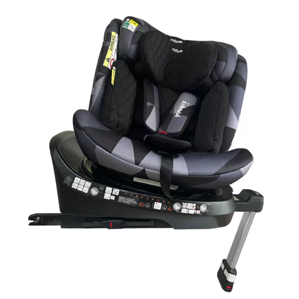 Dani Dyer iSize Black Geo Spin Car Seat (40-150cm)