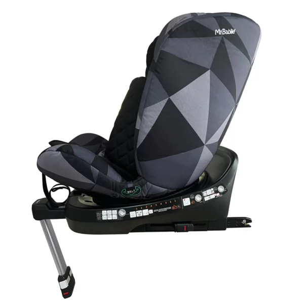 Dani Dyer iSize Black Geo Spin Car Seat (40-150cm)