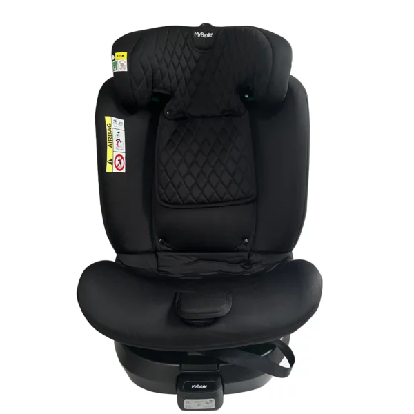 Billie Faiers iSize Quilted Black Spin Car Seat (40-150cm)