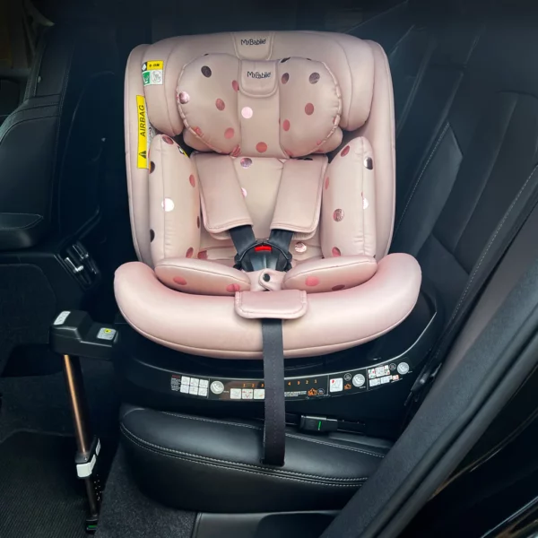 Samantha Faiers iSize Pink Polka Spin Car Seat (40-150cm)