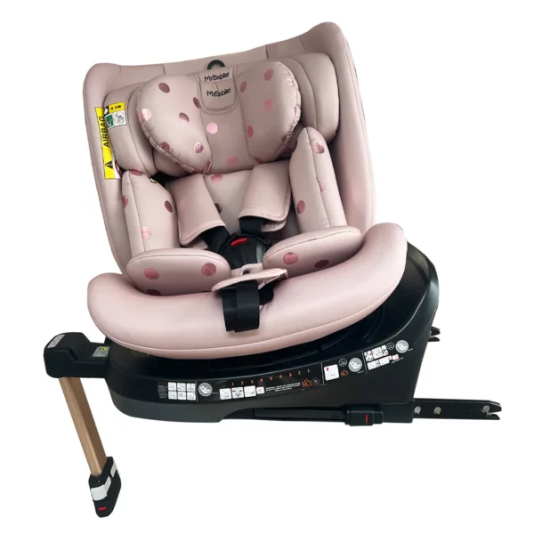 Samantha Faiers iSize Pink Polka Spin Car Seat (40-150cm)